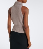 Tom Ford Cashmere and silk-blend high-neck vest