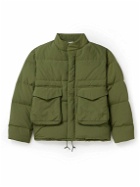 Snow Peak - Quilted Shell Down Jacket - Green