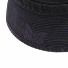 Needles Men's Papillion Jacquard Sailor Bucket Hat in Black