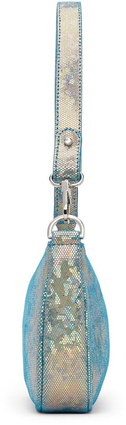 BY FAR Blue Hologram Rachel Bag By Far