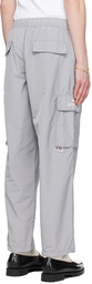 AAPE by A Bathing Ape Gray Patch Cargo Pants