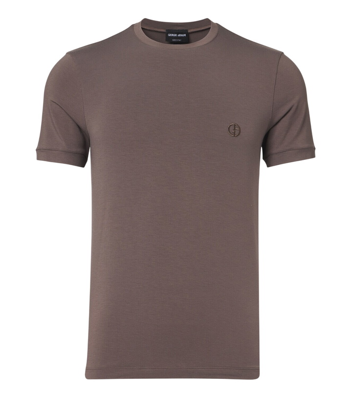 Photo: Giorgio Armani Logo jersey T-shirt