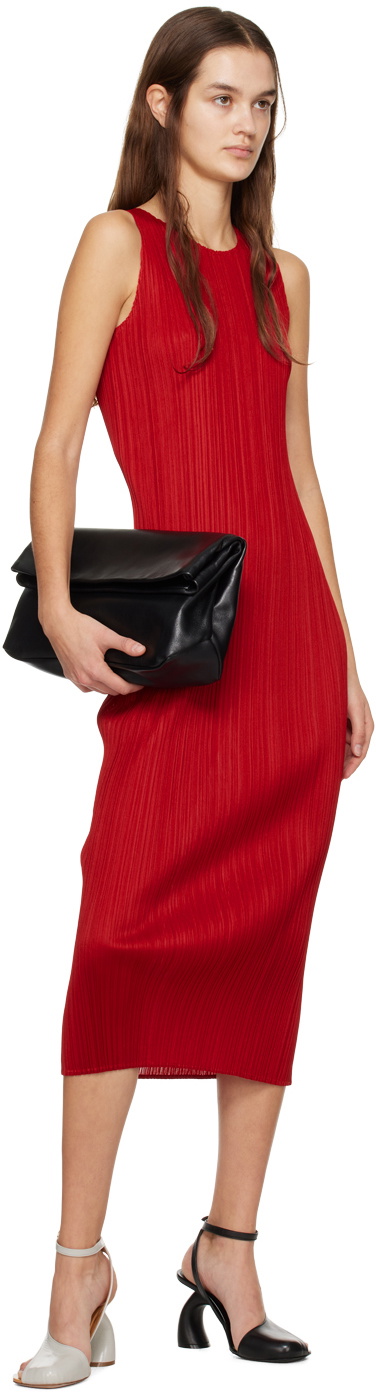 Issey miyake red on sale dress