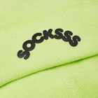 Socksss Men's V001 Tennis Sock in Sour Apple