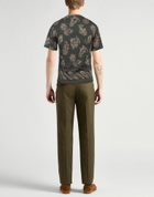 Etro Mens T-shirt Military in Green