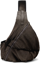 JiyongKim Black Sun-Bleached Sling Bag
