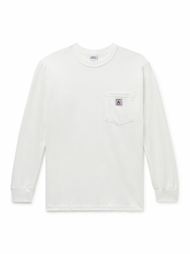 Photo: Randy's Garments - Logo-Appliquéd Cotton-Jersey T-Shirt - White