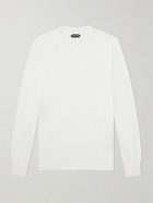 TOM FORD - Lyocell and Cotton-Blend Jersey T-Shirt - White