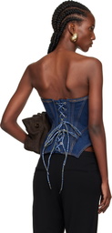 Vivienne Westwood Indigo Cobrax Denim Corset