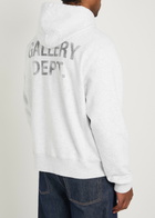 Gallery Dept. Paint Splatter-effect Cotton-blend Sweatshirt Grey