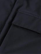 Kiton - Tech-Twill Overshirt - Blue