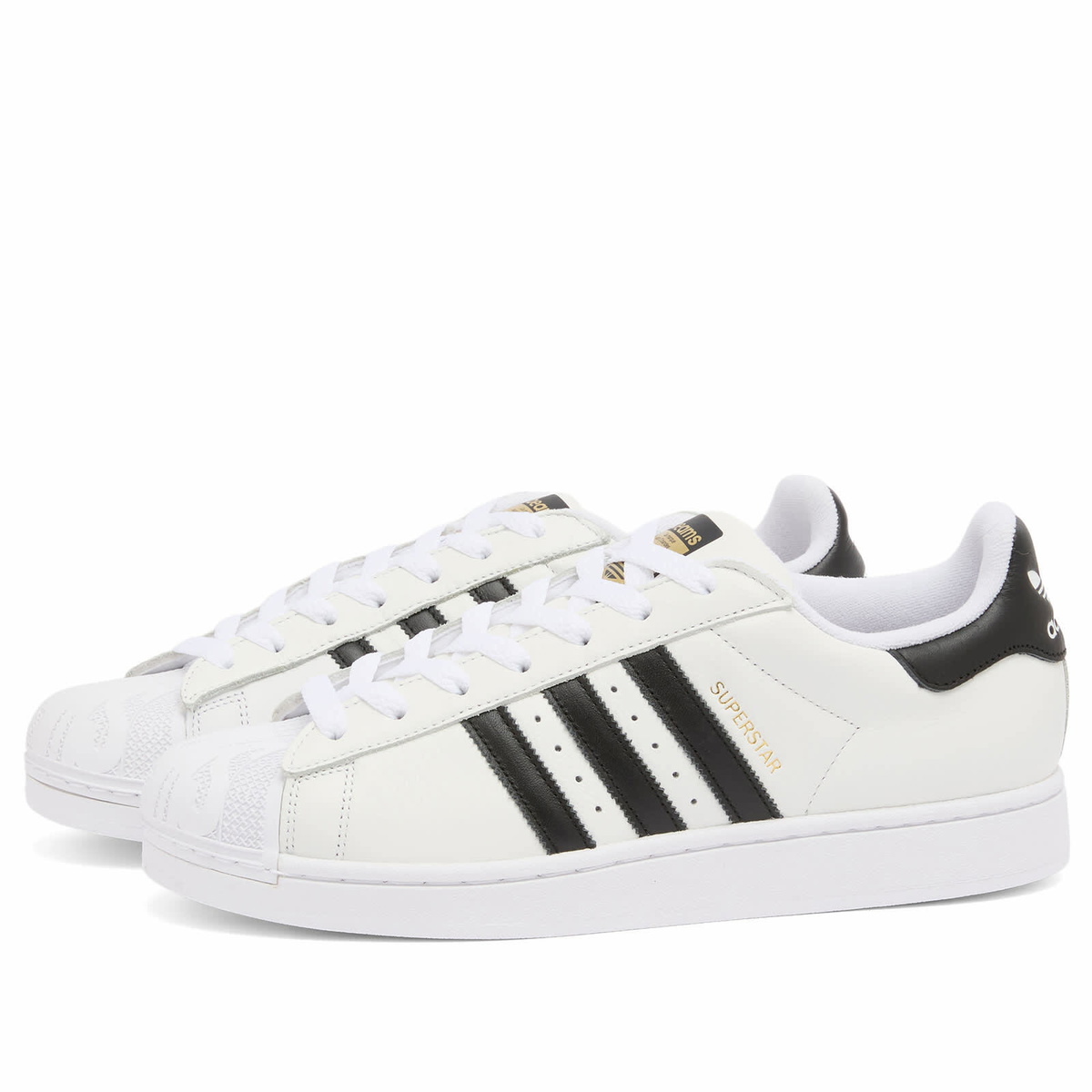 Adidas x Beams Superstar Sneaker in White/Core Black/Gold