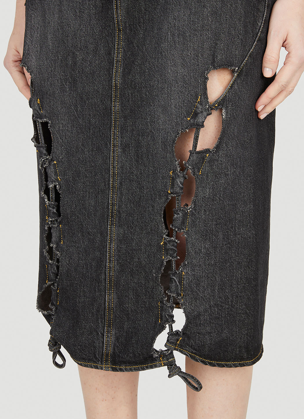 AVAVAV Long Cutout Skirt