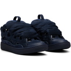 Lanvin Navy Curb Sneakers