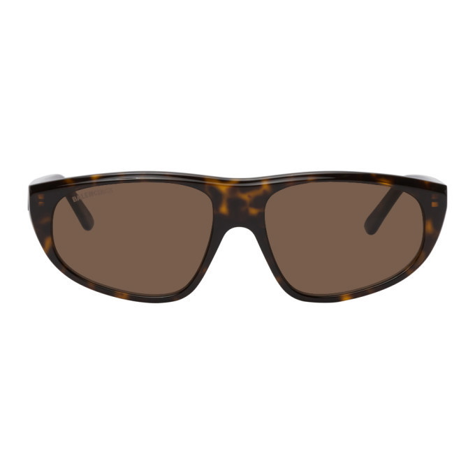 Photo: Balenciaga Brown Cat-Eye Sunglasses