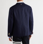 Thom Browne - Unstructured Shetland Wool Blazer - Blue