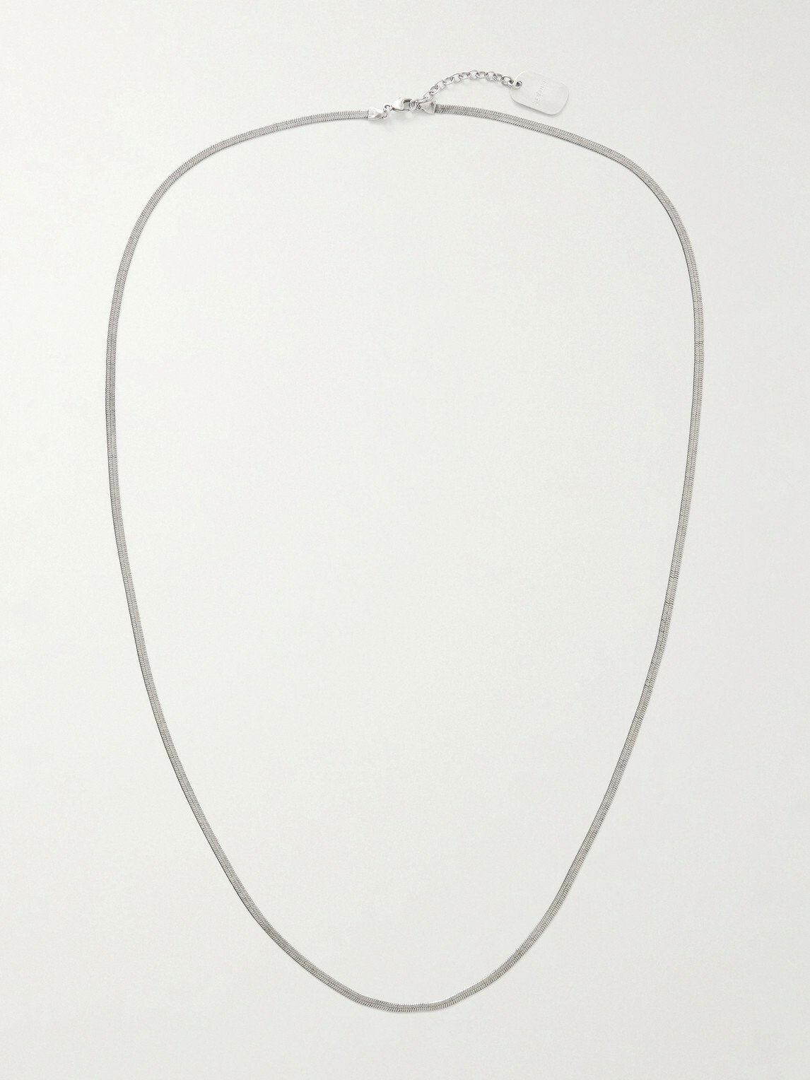 SAINT LAURENT - Silver-Tone Chain Necklace - Silver