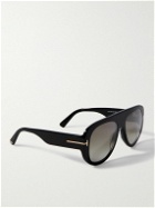 TOM FORD - Cecil Aviator-Style Acetate Sunglasses