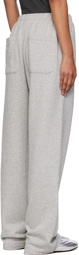 OPEN YY Gray Lace Up Lounge Pants