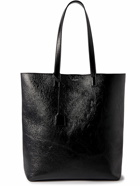 SAINT LAURENT - Bold Crinkled-Leather Tote Bag
