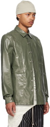 Rick Owens Green Fogpocket Shirt