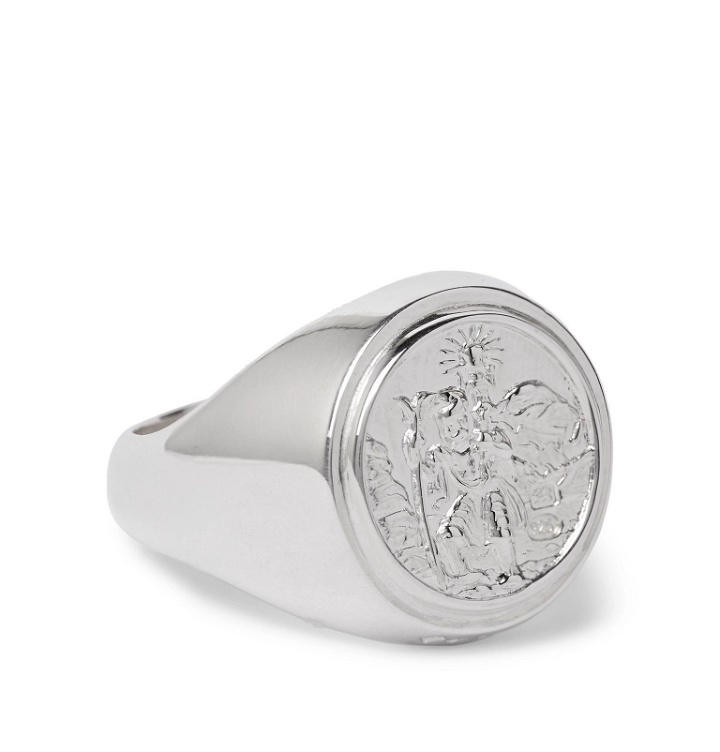 Photo: Bunney - Sterling Silver Signet Ring - Silver