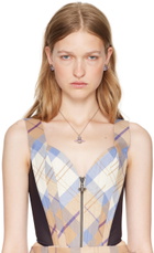 Vivienne Westwood SSENSE Exclusive Capsule Silver Roxanne Pendant Necklace