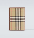 Burberry Burberry Check canvas passport holder