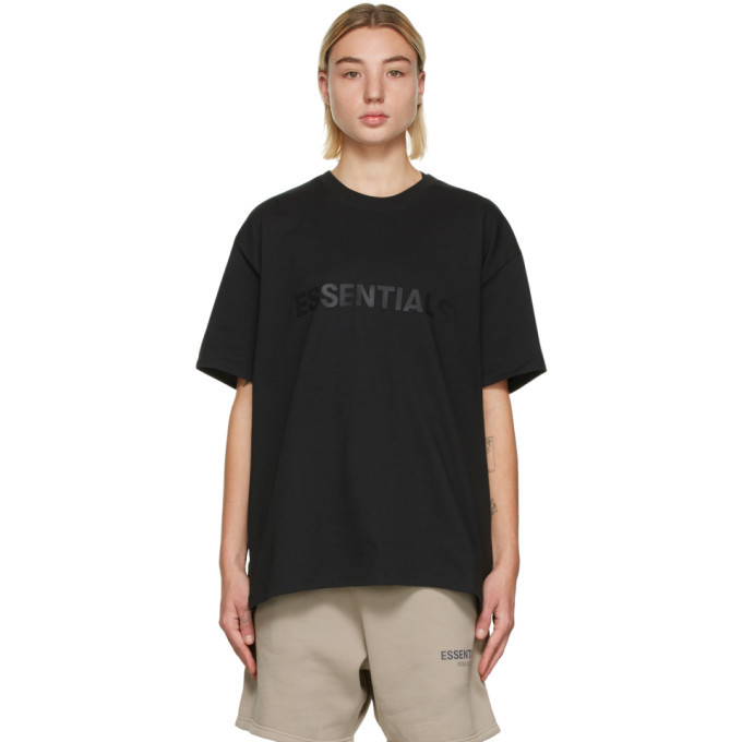 Essentials Black Logo T-Shirt Essentials