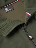 Moncler Grenoble - Shell-Trimmed Fleece Down Ski Jacket - Green