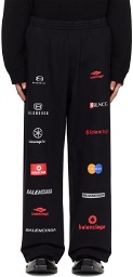 Balenciaga Black Top League Sweatpants