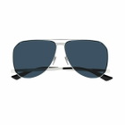 Saint Laurent Eyewear Sl 690 Dust 003 Silver Sunglasses