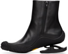 Balenciaga Black Leather Toe Boots