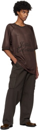 Han Kjobenhavn Burgundy Logo Football SS T-shirt