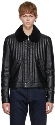Saint Laurent Black Shearling Jacket