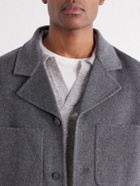Officine Générale - Hayri Brushed-Wool Overshirt - Gray
