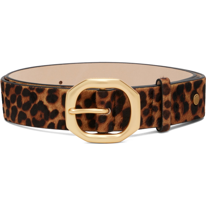 Photo: rag & bone Beige Audrey Calf Hair Belt
