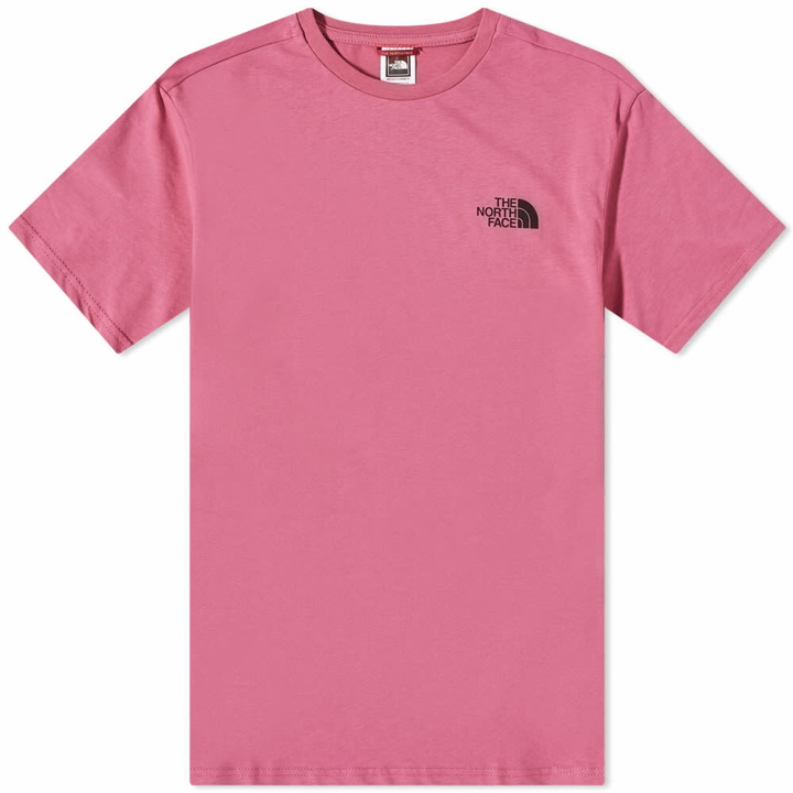 Photo: The North Face Men's Simple Dome T-Shirt in Red Violet