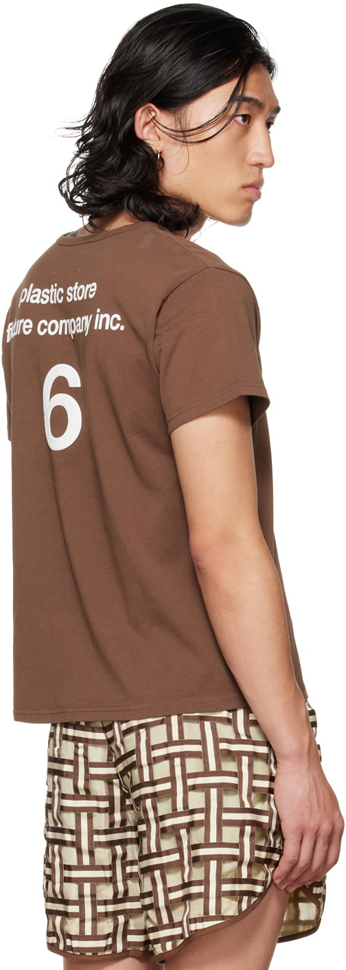 Connor McKnight Brown Printed T-Shirt