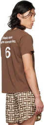 Connor McKnight Brown Printed T-Shirt