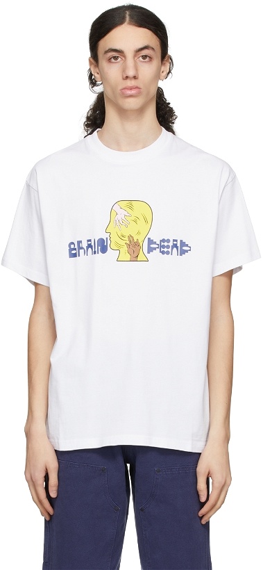 Photo: Brain Dead White Handheld T-Shirt