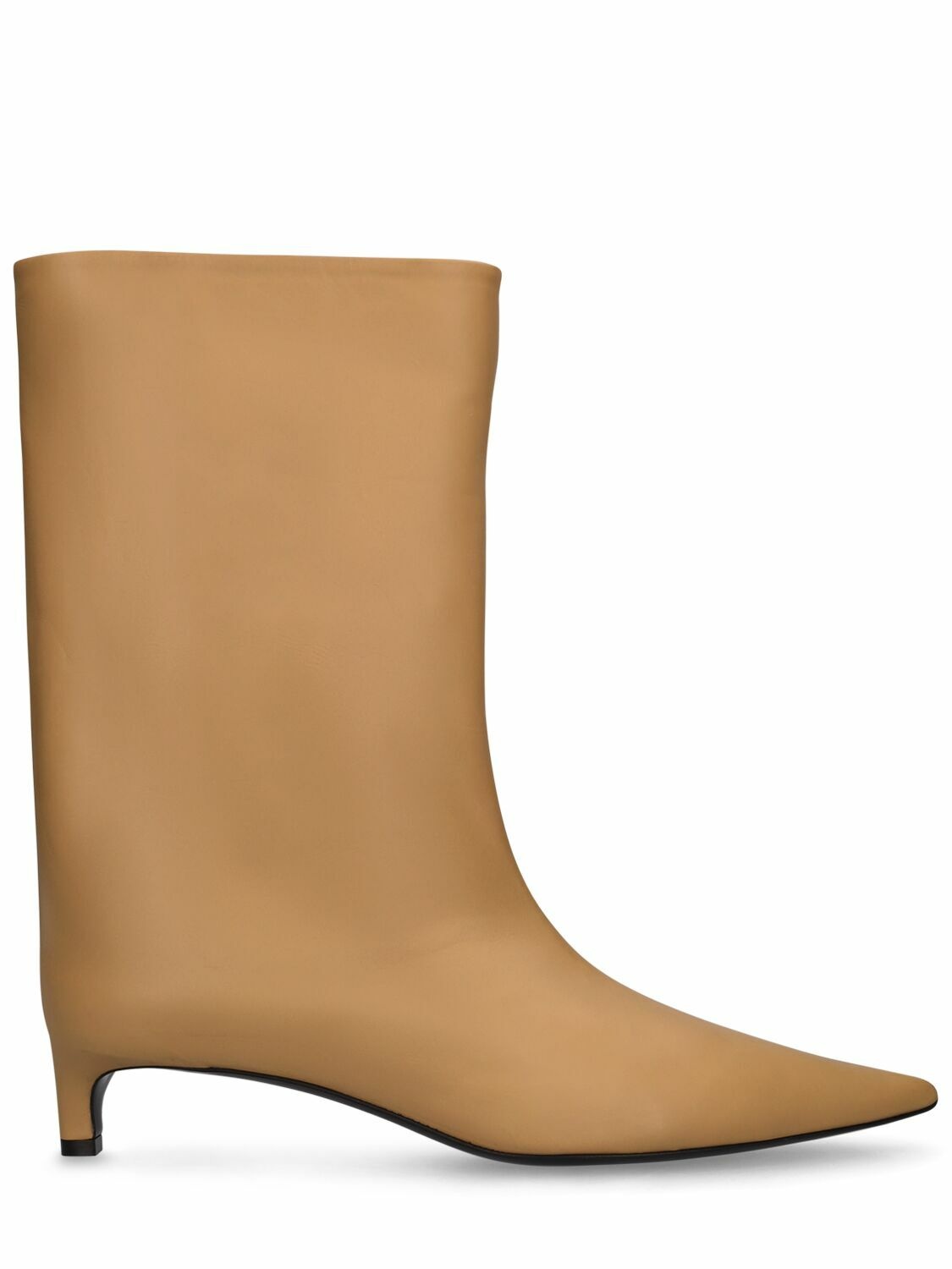 Photo: JIL SANDER - 35mm Leather Ankle Boots