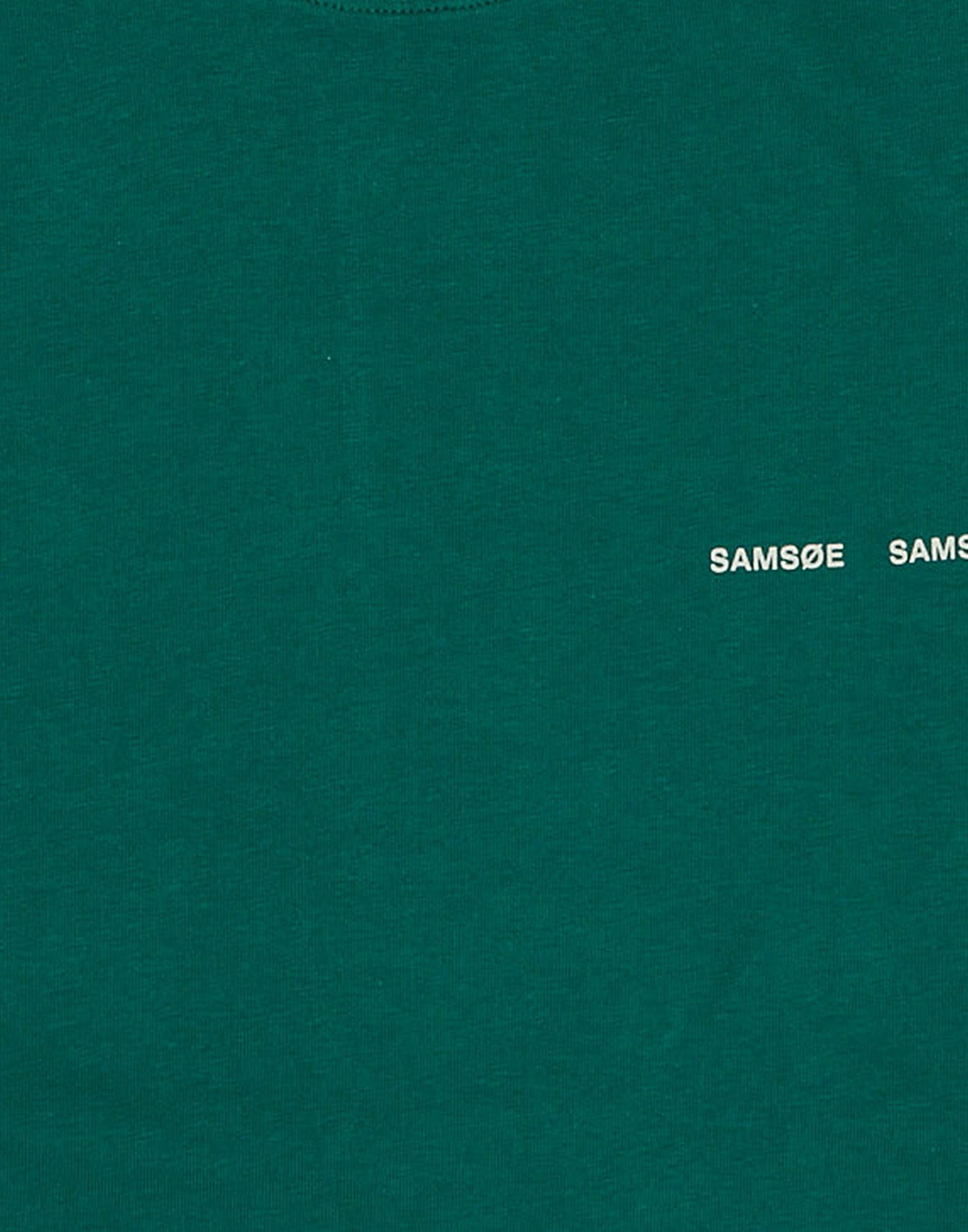 Samsøe Φ Samsøe Mens T-shirt in Dark green