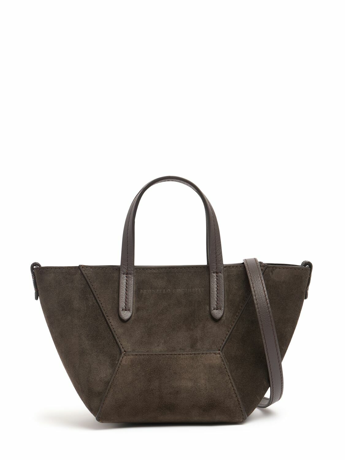 ポーチ Brunello Cucinelli Suede Pochette With Monili Detail Brunello Cucinelli Suede Pochette With Monili Detail