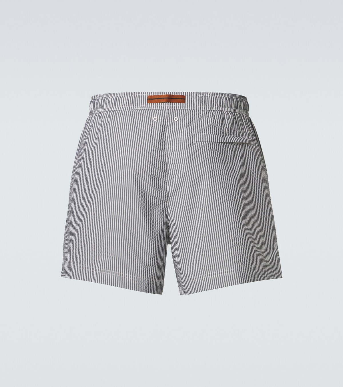 Zegna Seersucker swim trunks