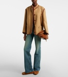 Blazé Milano Curly cotton and linen-blend jacket