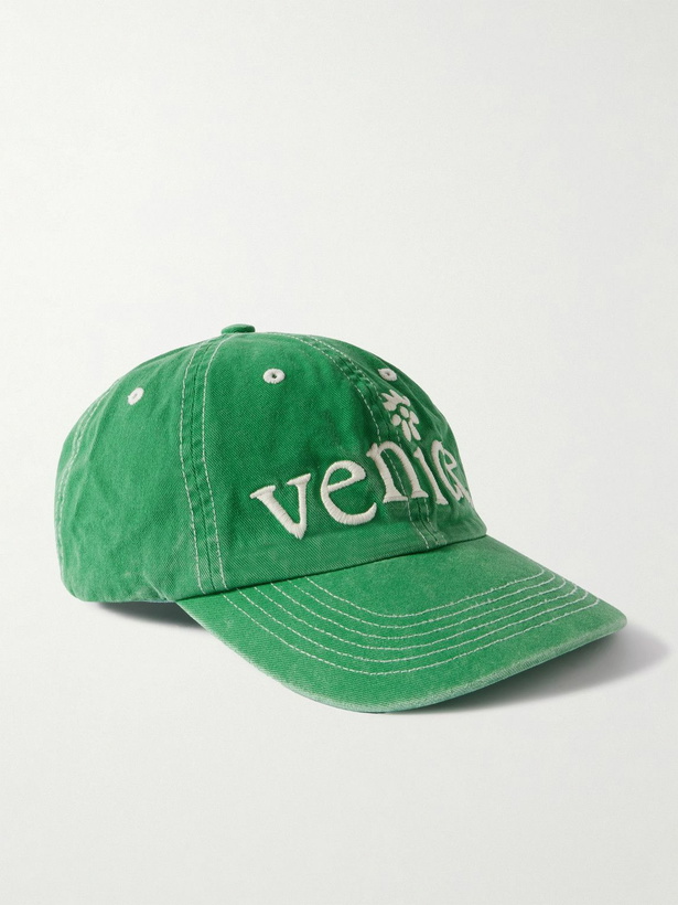 Photo: ERL - Venice Embroidered Cotton-Twill Baseball Cap