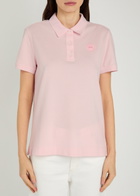 Canada Goose Almira Logo-appliqued Piqué Cotton Polo Shirt Pink