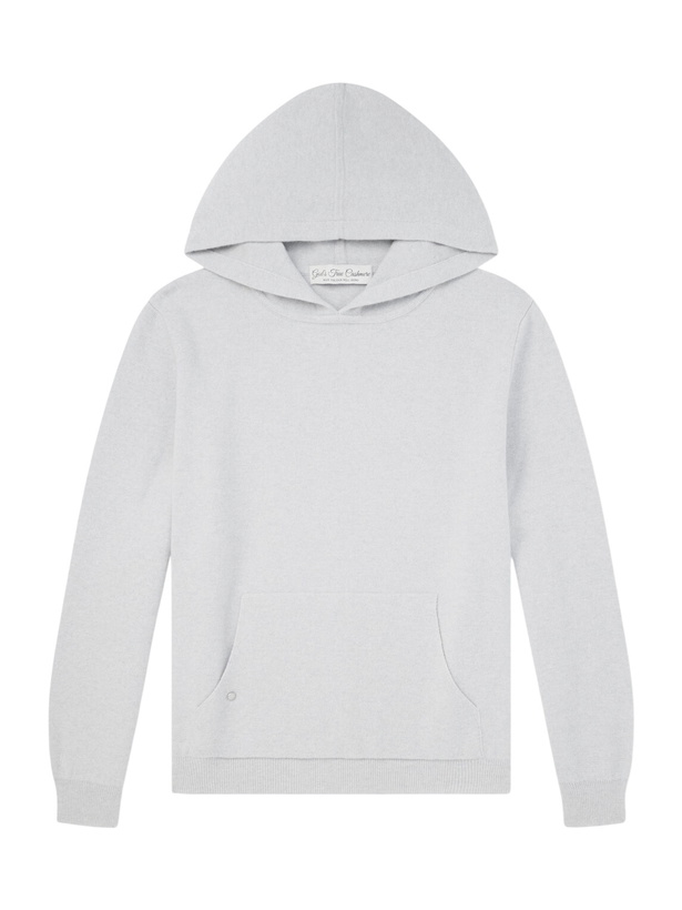 Photo: God's True Cashmere - Cashmere Hoodie - Gray
