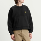 Nike Men's Club Rules Fleece Crew Sweatshirt in Black/Sail